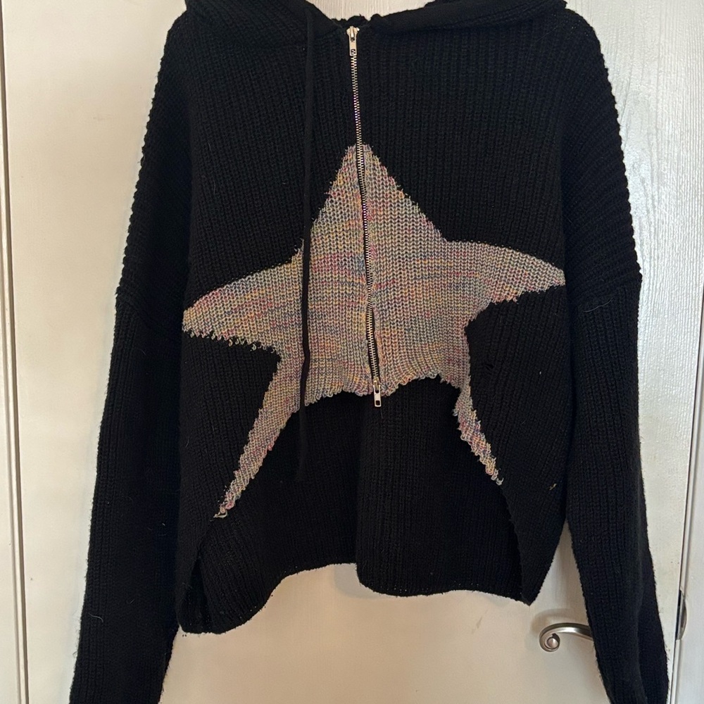Black Star Hoodie Jacket